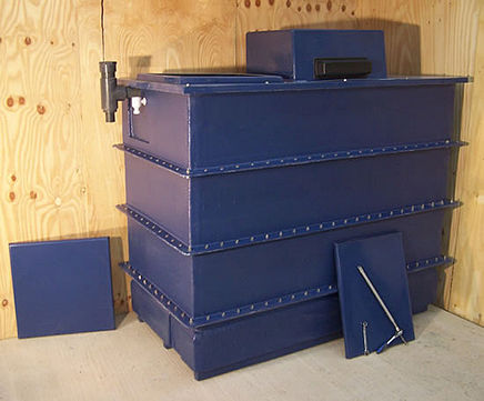GRP semi-sectional tanks