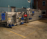 Submerged aerated media for food industry waste water