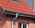 Zinc roof drainage system with gutters and downpipes 8