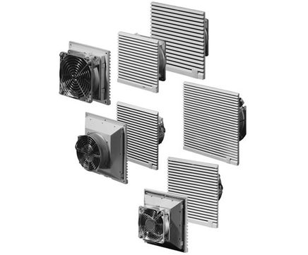 Fan-and-filter units for enclosures and housings