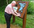 Oak lectern-frame signage 10