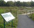 Steel lectern-frame interpretation signage 6
