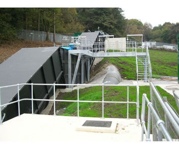 Hydropower screw generator, Esholt WwTW