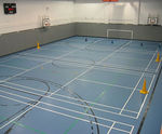 Indoor sports hall line marking services