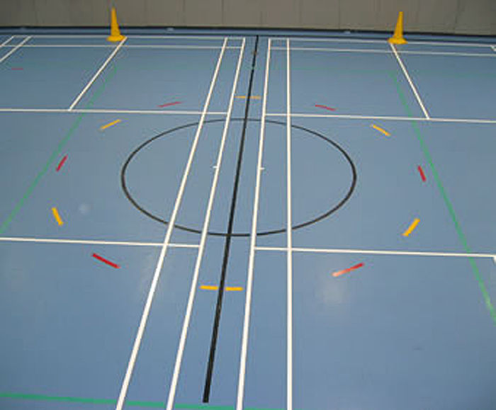 Indoor Sports Hall Line Marking Services Sportsmark™ Group Esi External Works