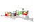 Shop & Slide - inclusive metal climbing frame for toddlers and children 3