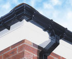Jumbo™ bullnose white PVC fascia