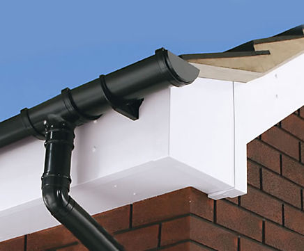 Jumbo™ square white PVC-U fascia