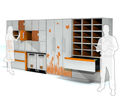 Kennel storage wall