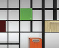 Mondrian storage wall