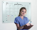 Clear glass wipe boards