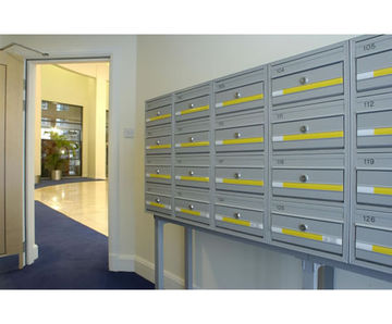 COM 2 front entry/retrieval mailboxes