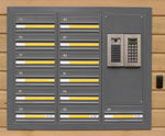 COM 3 front entry/rear retrieval mailboxes