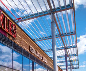 CS Airfoil - aluminium exterior solar shading brise soleil system