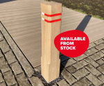 GoPlastic bollards - square, dome top and removable design options