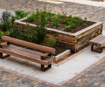 Bespoke timber and steel furniture for Marshall Yard, Dublin