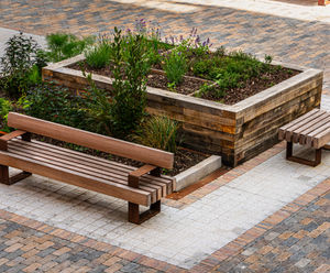 Bespoke timber and steel furniture for Marshall Yard, Dublin