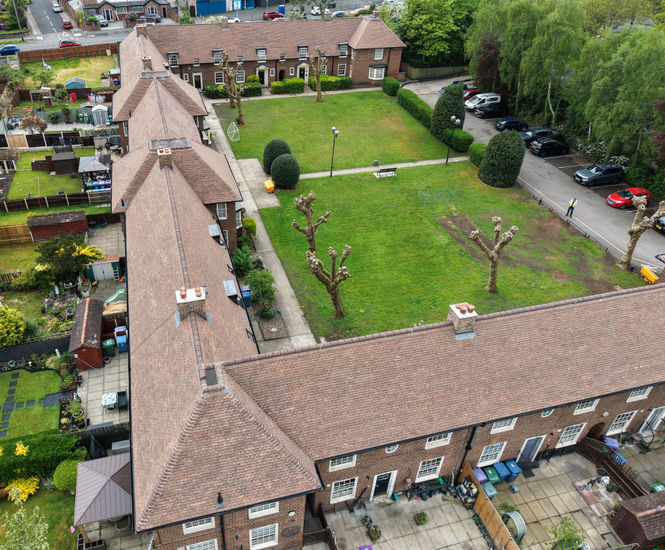 Handmade Canterbury Clay Plain tiles used to refurbish heritage housing