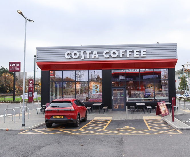 Cycle stands, bollards & pedestrian guardrails for new Costa Drive through
