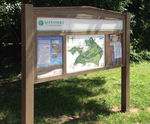 Hardwood timber noticeboards