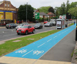 Cycle route surfacing breathes new life into Selly Oak Triangle, Birmingham - on this page
