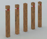 Timber bollard - hardwood bollards for pathways and parks - on this page