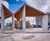 Benches and pier supports for Roscommon Covered Space 2