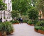 Corten planter beds for Cool Streets and Greening programme, London