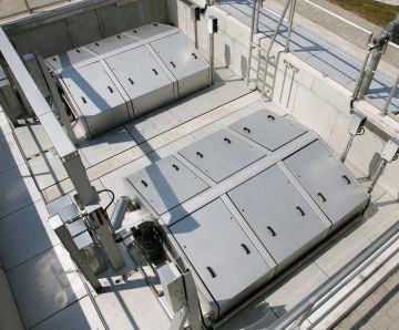 HUBER Disc Filter RoDisc® - stainless steel filter for wastewater solids
