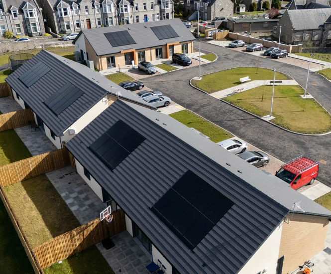 Marley SolarTile® solar panel roof tiles for Stoneywood Care Home, Aberdeen