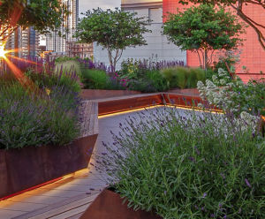 Planterline Bespoke - steel outdoor planters for landscaping projects