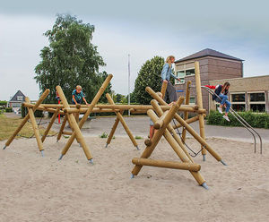 Climbing Structure Large Yurika - timber playground climbing frame