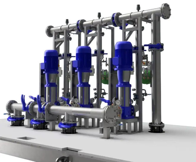Booster Sets - packaged water pressure systems for industrial use