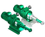North Ridge MN Progressive Cavity Dosing Pump - stainless pump for fluids