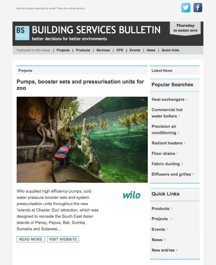 Sample of newsletter