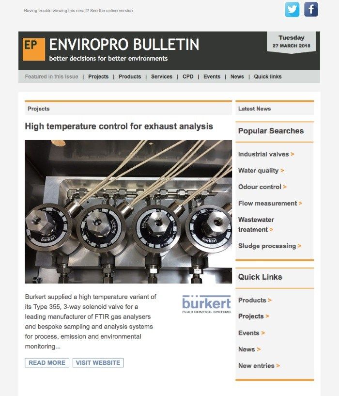 Sample of newsletter